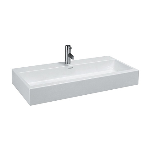 Laufen Living City Раковина 1000х460х140мм с 1 отв. под смеситель, цвет: белый, 8.1843.8.000.104.1