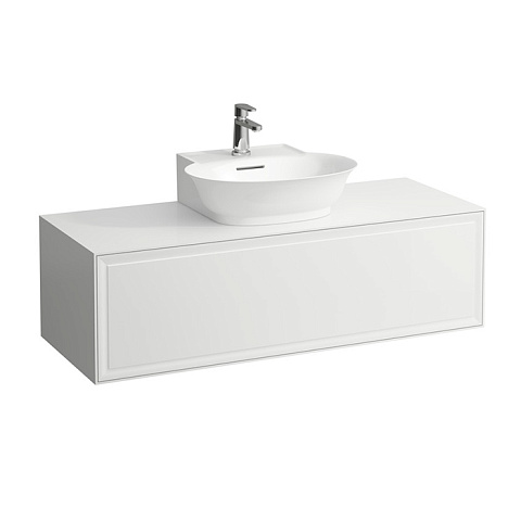 Laufen New Classic База под раковину подвесная , 1180х450х350 мм, 1 ящик, цвет белый глянец (для раковины 816852), 4.0602.3.085.631.1