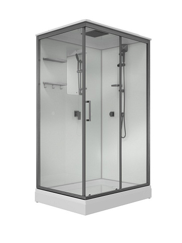Душевая кабина Тритон Рич-Графит М5 120x90 А правая
