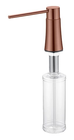 Диспенсер для кухни встраиваемый Boheme COPPER BRUSHED 630-CB