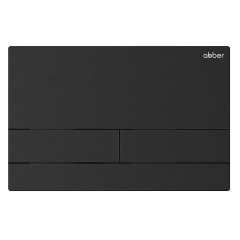 Кнопка смыва ABBER AC0128MB черная матовая