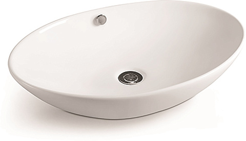 Раковина керамическая (накладная) SantiLine SL-1019