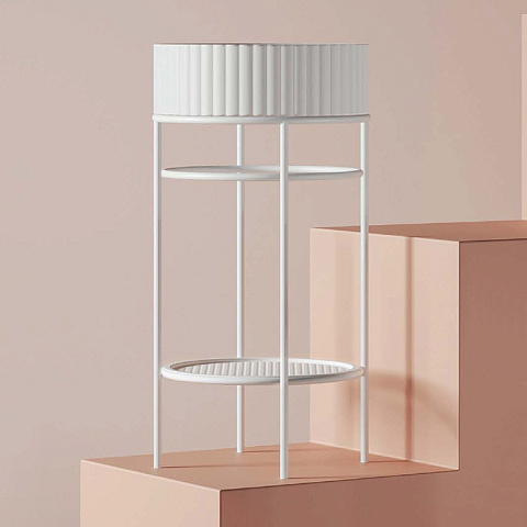 Artceram VOGUE Металическая структура Ø44хh72,5см для раковин Rombo, Millerighe and Atelier, цвет: белый матов (СПЕЦцена с нашего склада!), ACA058 05