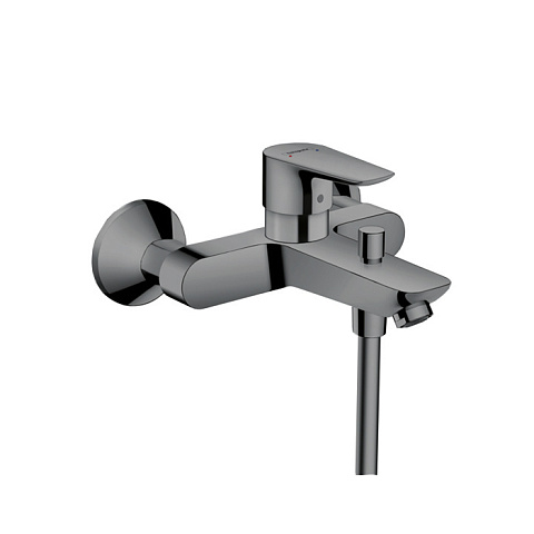 Hansgrohe HG Talis E Смеситель для ванны настенный, излив 194мм, цвет: шлифованный черный хром, 71740340