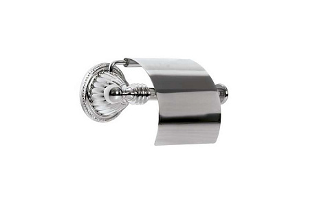Держатель для туалетной бумаги с крышкой Boheme HERMITAGE CHROME 10380