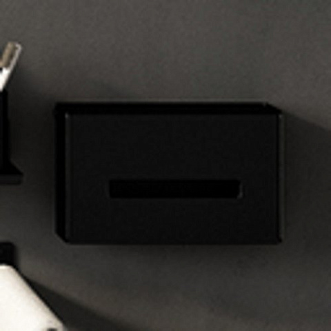 Agape Mach 2 Держатель для бумажных полотенец подвесной 24.3x15x8.2 см, цвет: черный, AMC20937E
