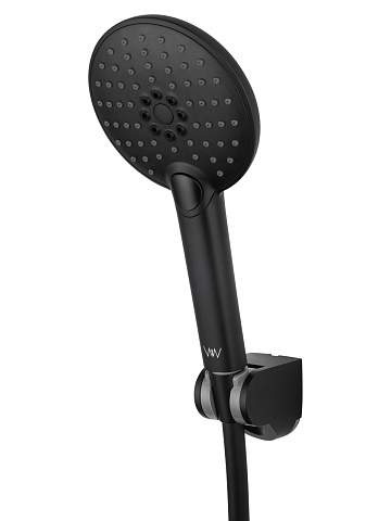 Смеситель для ванны с душем WONZON & WOGHAND CLICK, Черный матовый WW-FE05L221-MB