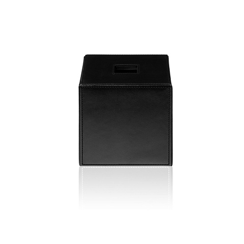 Decor Walther Brownie KB 41 Диспенсер для салфеток 14x14x14см, цвет: черная кожа, 0847860