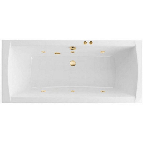 Ванна EXCELLENT Aquaria Lux 180x80 "SOFT" (золото)