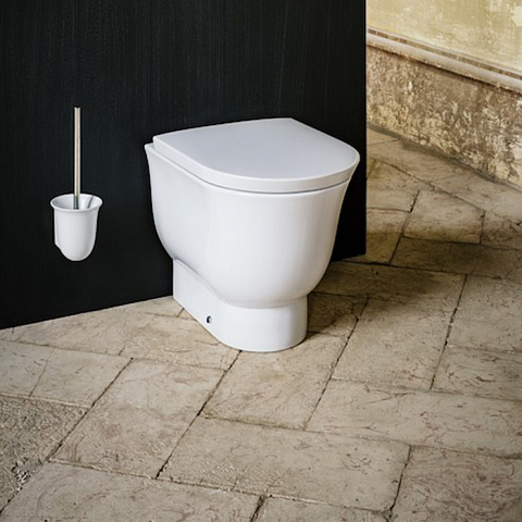 Laufen New Classic Унитаз напольный безободковый 560х370х430 мм, выпуск универсальный, цвет белый, 8.2385.1.000.000.1