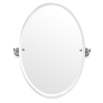 TW collection TW Harmony 021, вращающееся зеркало овальное 56*8*h66, цвет держателя: белый/хром, TWHA021bi/cr