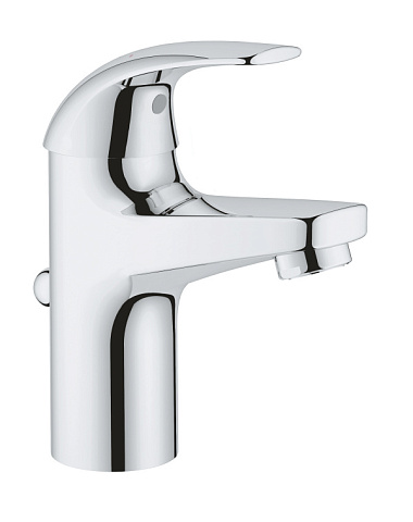 Смеситель для раковины Grohe BauCurve 32805000 с донным клапаном, хром
