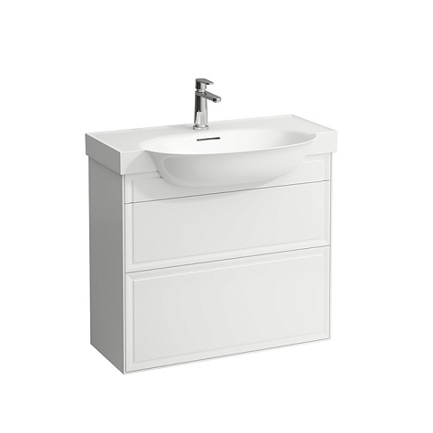 Laufen New Classic База под раковину подвесная , 780х320х670 мм, 2 ящика, цвет белый глянцевый (для раковины 813855), 4.0604.2.085.631.1