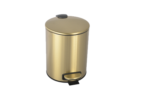 Ведро с педалью Boheme MATT GOLD 10426-MG