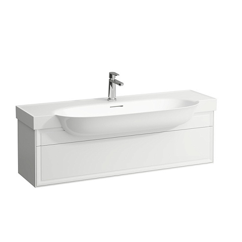 Laufen New Classic База под раковину подвесная , 1180х320х340 мм, 1 ящик, цвет белый глянцевый (для раковины 813858), 4.0605.1.085.631.1