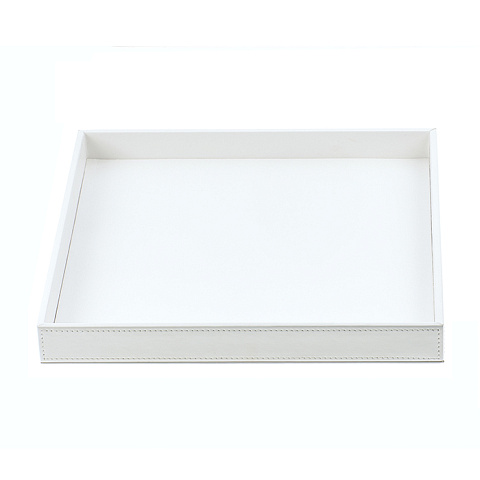 Decor Walther Brownie Tab S Лоток универсальный 12.5x9.5см, цвет: белая кожа, 0931050