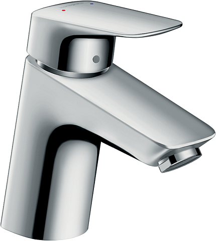 Смеситель Hansgrohe Logis для раковины 70, однорычажный, со сливным клапаном Push-Open, хром 71077000