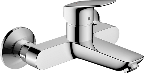 Смеситель настенный Hansgrohe Logis для раковины, однорычажный, без подключения душ.набора 71225000