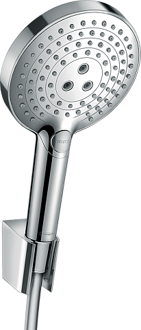 Душевой набор Hansgrohe Raindance Select S 120 3jet с держателем и шлангом 160 см, хром 26721000