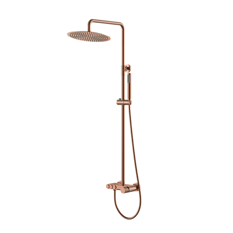 Стойка для душа Boheme STICK COPPER BRUSHED SPIRALE 128-CB.4
