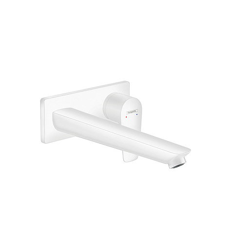 Hansgrohe HG Talis E Встраиваемый смеситель для раковины, излив 225мм (внешняя часть), цвет: белый матовый, 71734700
