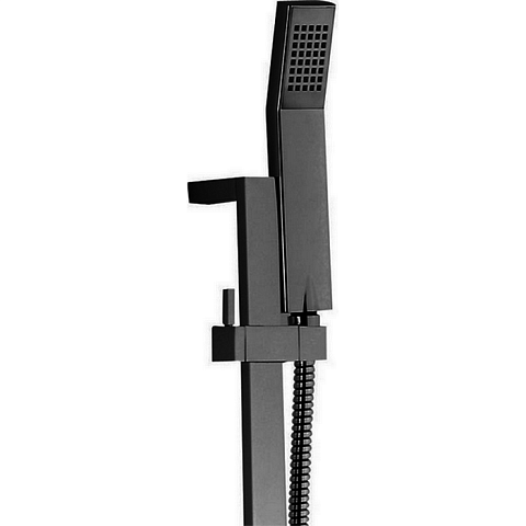 CISAL Shower Душевой гарнитур:ручная лейка,шланг 150 см,штанга 70 см, цвет черный матовый (акция на товар из наличия), DS01004040 Акция