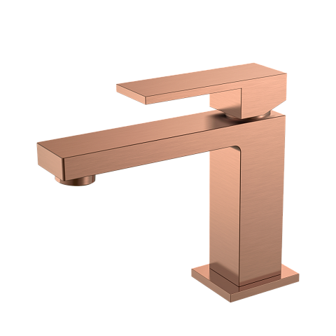 Boheme Смеситель для умывальника Qubic Copper Brushed 471-CB