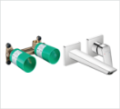 Смеситель для раковины из стены Hansgrohe Logis Fine (комплект) 71256000S