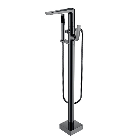 Смеситель напольный Boheme VENTURO Shine Gun Metall 379-SGM