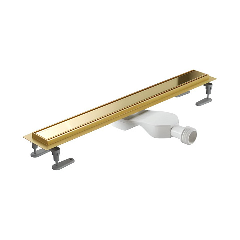 Душевой трап EXCELLENT Stilio Gold 60 см. решетка декоративная (золото)