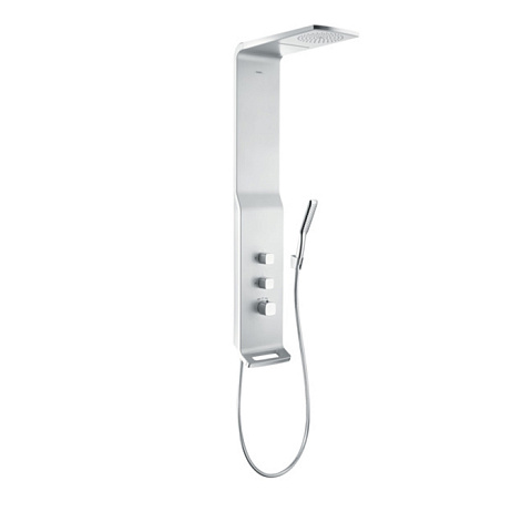 Hansgrohe HG Raindance Lift Душевая панель с верхним душем + водопад, ручным душем и термостатом. цвет: хром, 27008000
