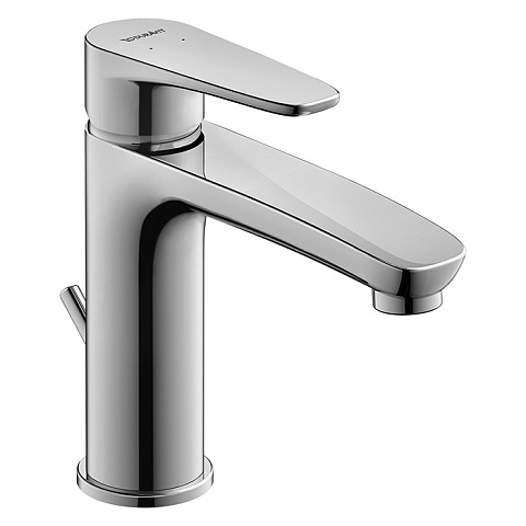 Duravit B.1 Смеситель для раковины с донным клапаном, на 1 отв., излив 139мм, h=170мм, цвет: хром, B11020001010