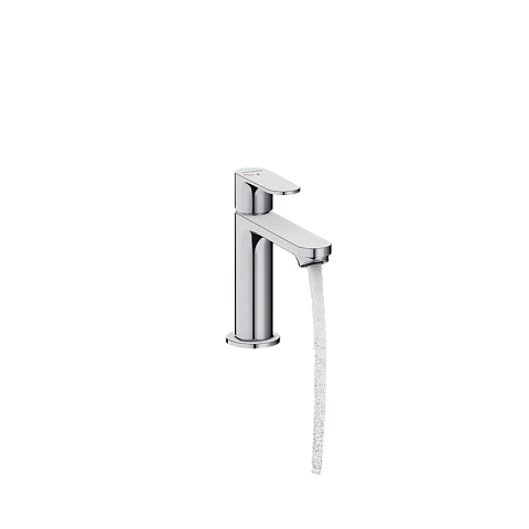 Смеситель Hansgrohe Rebris S для раковины 110 CoolStart, однорычажный, со сливным гарнитуром, хром 72519000