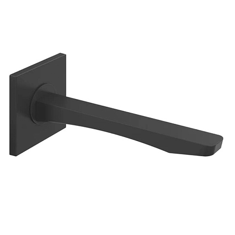 GESSI Rilievo Настенный излив на 1/2”, комбинируемый с удаленным управлением (не входит в комплект)., цвет: nero XL, 59100#299
