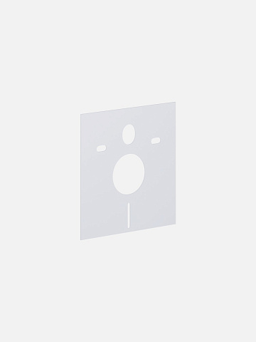 Звукоизоляционная панель для подвесных унитазов и биде Wellsee Useful Extras 129531000