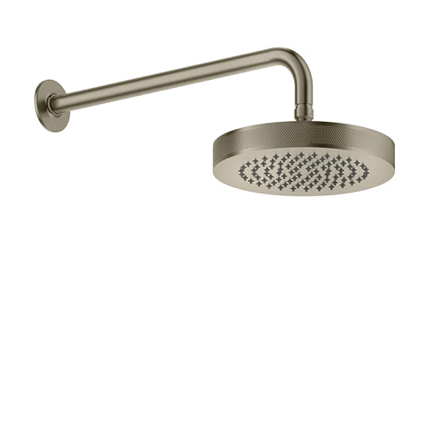 GESSI INCISO Душевая головка настенная, шарнирная на 1/2”, Ø218мм, цвет: finox, 58185#149