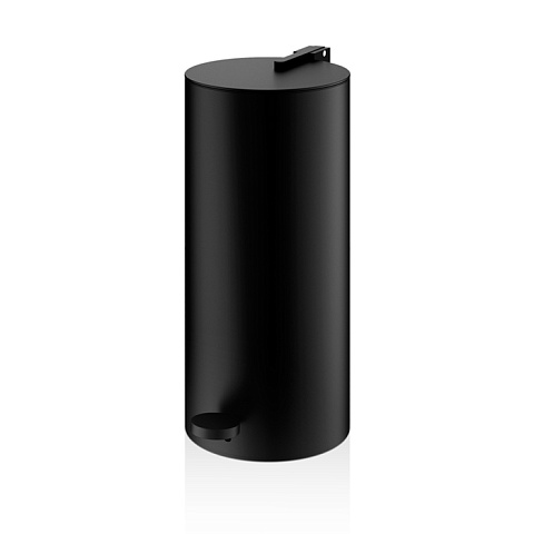 Decor Walther Bin 3 Ведро 14.5xh33.5см, с педалью и крышкой, цвет: черный матовый, 0612760