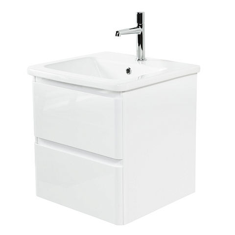Тумба под раковину BelBagno Albano-Cer 60 см, Bianco Lucido