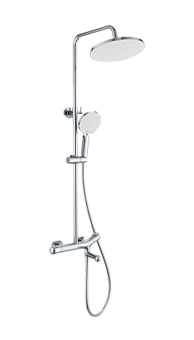 Душевая система с термостатом WONZON & WOGHAND T-1000, Хром WW-B3057-A-CR
