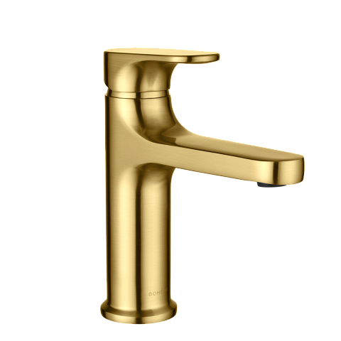 Смеситель для умывальника Boheme SPECTRE Matt Gold 451-MG