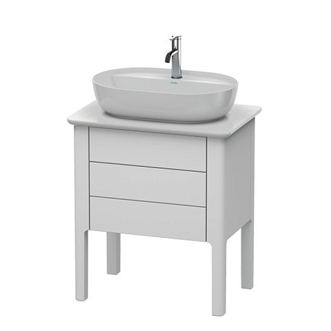 Duravit Luv База напольная, 743x688x450,1 выдв.ящик,1 выдв.ящик, цвет белый шелковисто-матовый, LU956503636