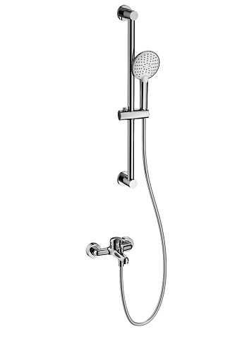 Смеситель для ванны с душевым гарнитуром WONZON & WOGHAND, Хром WW-4560-CR