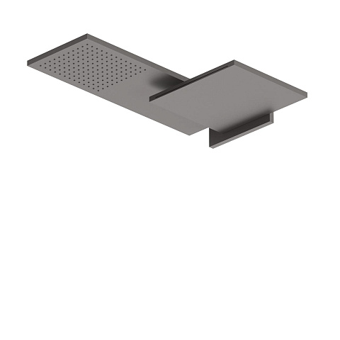 Fantini Venezia Двойной верхний душ, латунь, настенный, цвет: Matt Gun Metal PVD, 86 P5 8035B