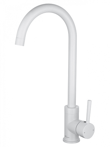 Смеситель для кухни WONZON & WOGHAND, Белый матовый WW-A21102-MW