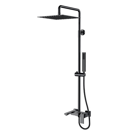 Стойка для душа Boheme QUBIC Shine Gun Metal 478-SGM