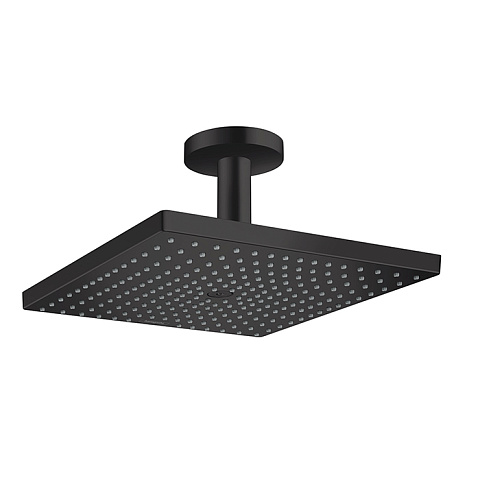 Hansgrohe HG Raindance Верхний душ, 300х300мм, 1 jet, потолочный держателем, цвет: черный матовый, 26250670