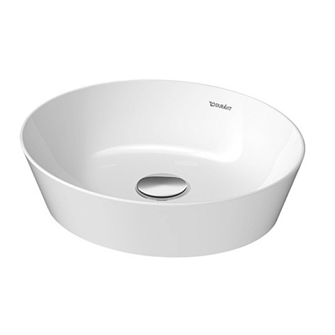 Duravit Cape Cod Раковина накладная овальная 400*360 мм, без отверстия под смес, цвет внутри - белый, снаружи - белый, 2328400000