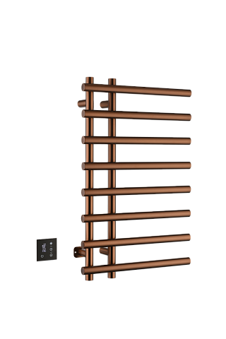 Полотенцесушитель электрический круглый сухой Boheme BRUSHED BRONZE 722-BRB