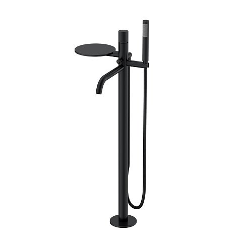 Смеситель Boheme STICK напольный BLACK SPIRALE 129-BB.4