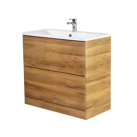 Тумба под раковину напольная BelBagno Albano 90 см, Rovere Rustico